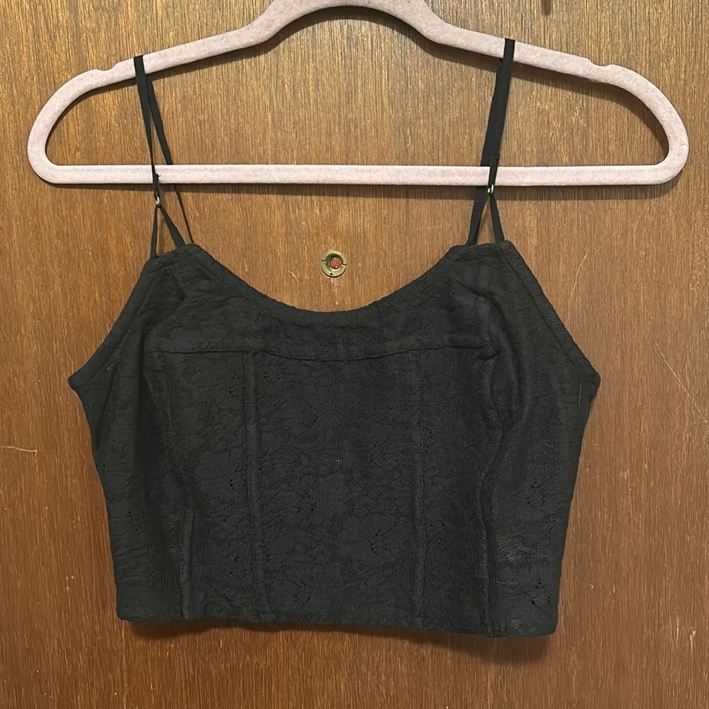 NWOT Free People Lace Corset Inspired Tank